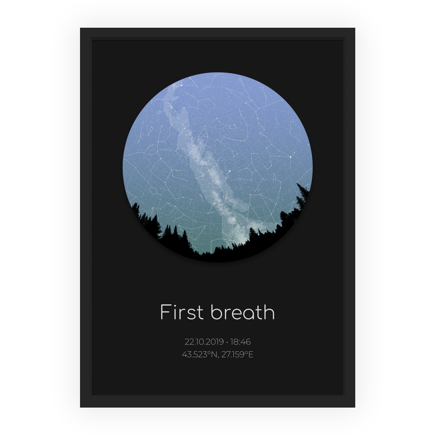 Звездна карта "Azure Twilight"