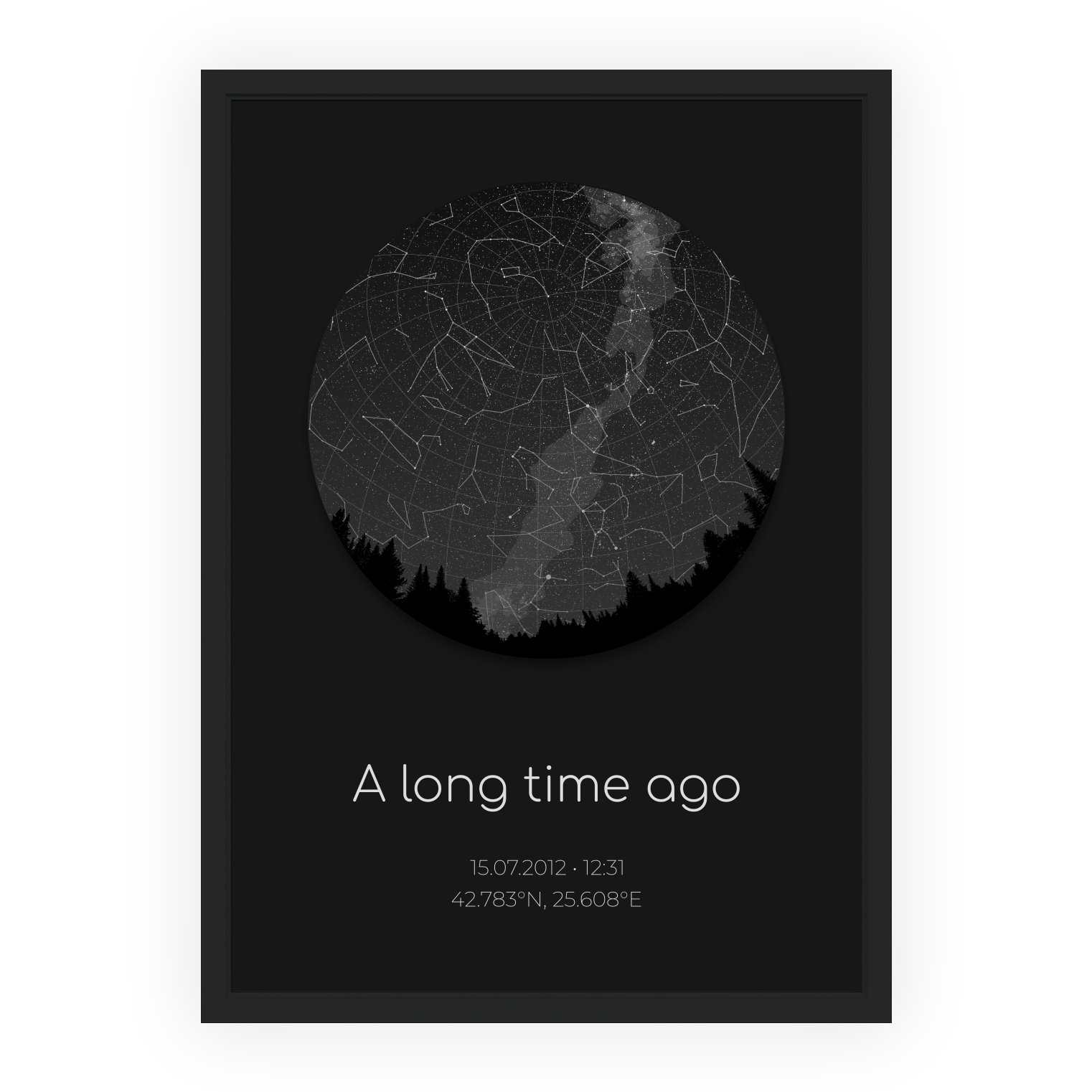 Звездна карта "Graphite Twilight"