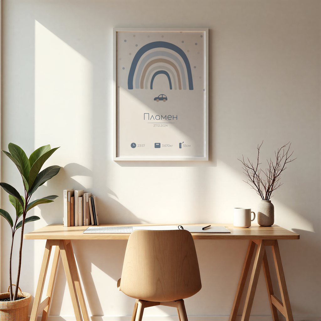 Бебешка визитка "Be Creative"