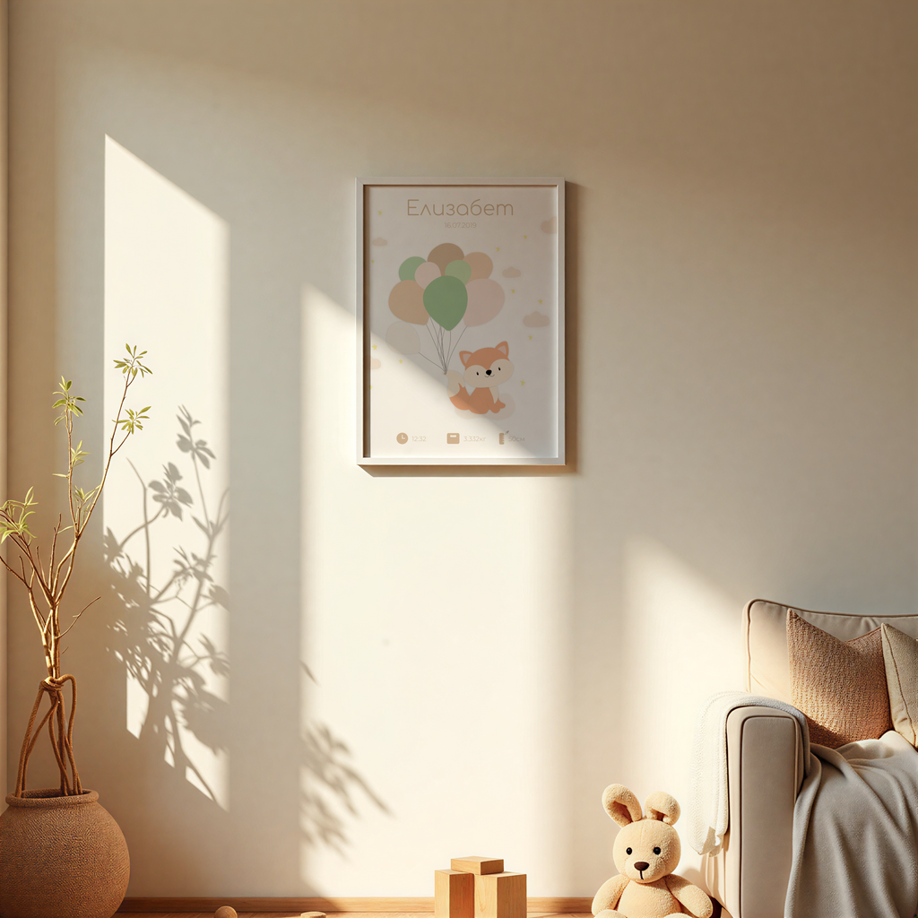 Бебешка визитка "Be Smart Verdant"